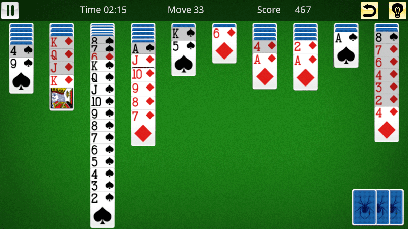 Spider Solitaire King Screenshot1