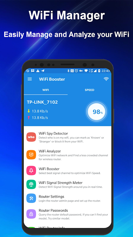 WiFi Manager - WiFi Analyzer Screenshot1