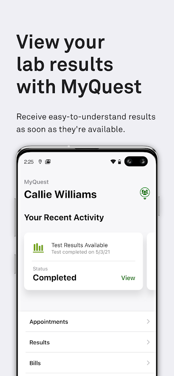 MyQuest for Patients Screenshot2