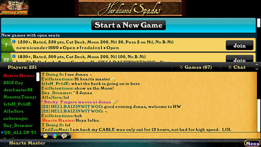 Hardwood Spades Free Screenshot2