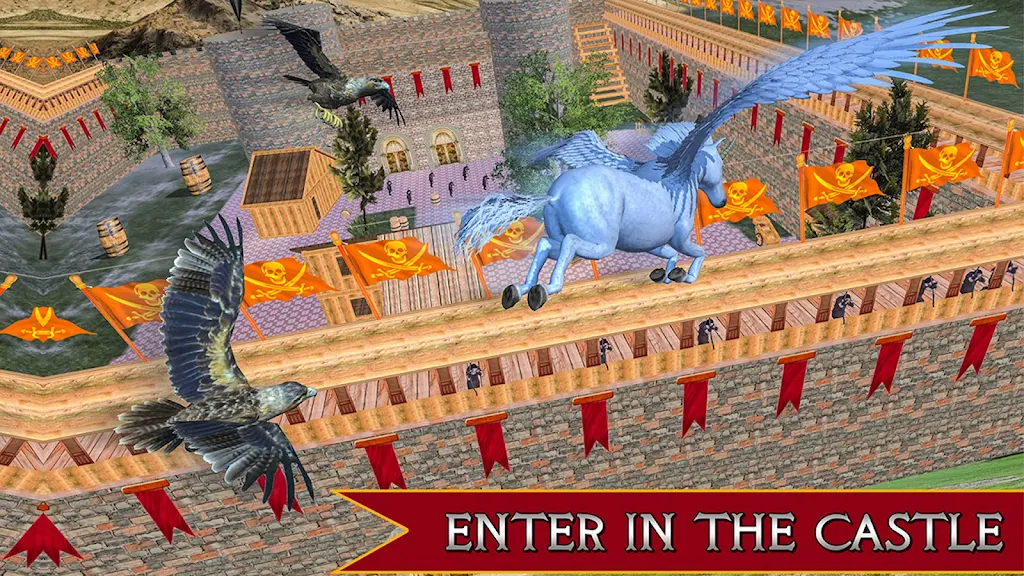 Flying Unicorn Horse Game Screenshot4