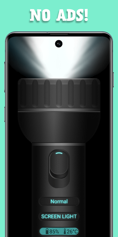 Flashlight Widget&White Screen Screenshot1