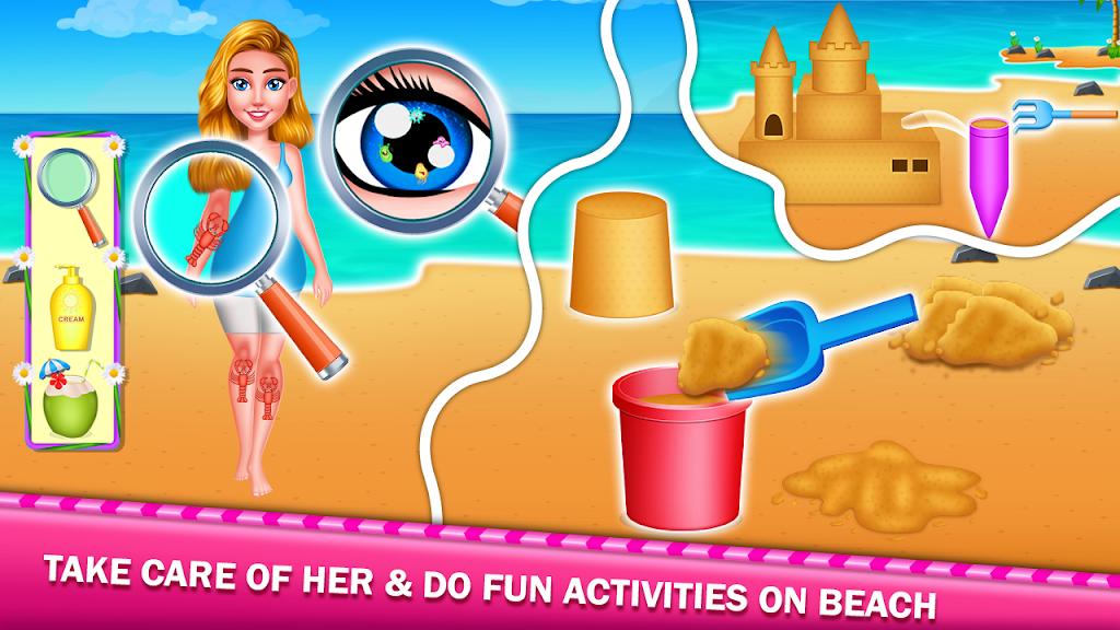 Summer Beach Girl Fun Activity Screenshot4