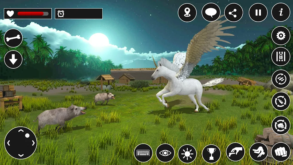 Flying Unicorn Horse Game Screenshot2