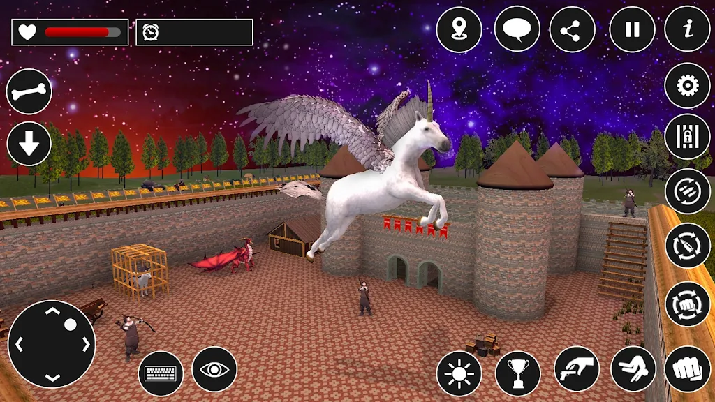 Flying Unicorn Horse Game Screenshot1