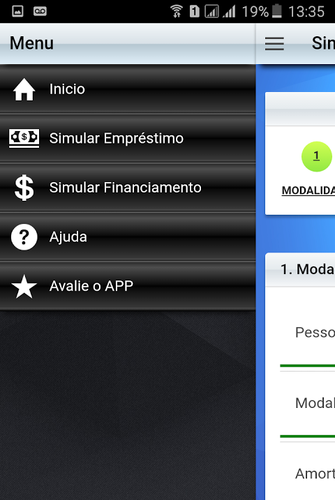 Simulador Empréstimo Bancário Screenshot1