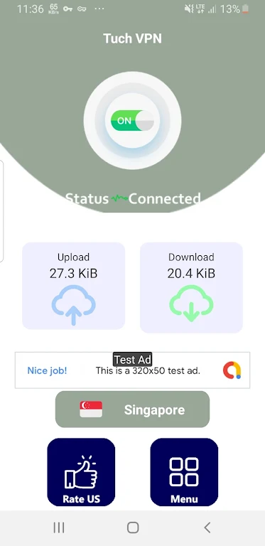 Tuch VPN - Fast Gaming VPN Screenshot1