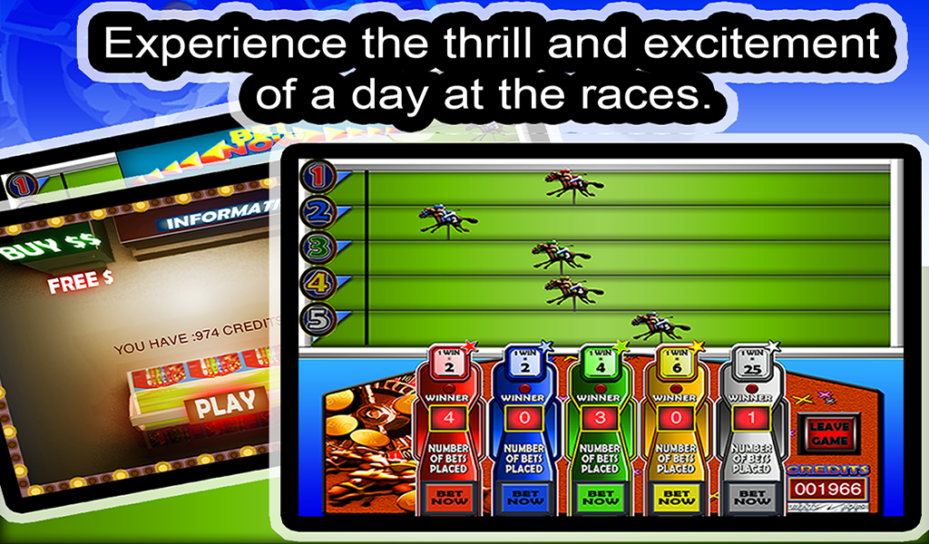 Coin-Tucky Derby Vintage Arcade Horse Racing Screenshot1