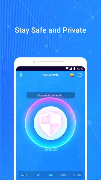 Super VPN - Free, Fast, Secure & Unlimited Proxy Screenshot1