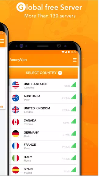 AnonyVpn - Free vpn & Unlimited Screenshot2