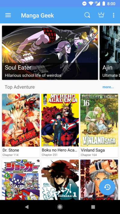 Manga Geek- Best Free Manga Comic Reader Screenshot1