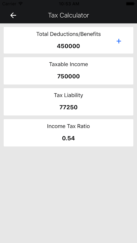 Income Tax Calculator India Screenshot4