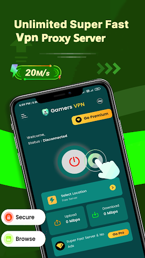 Gamers VPN: Low Ping Gaming Screenshot3