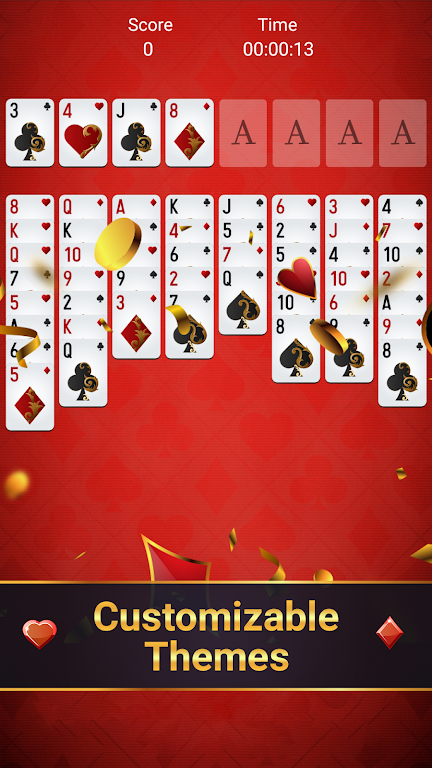 Free spider solitaire - classic solitaire Screenshot4