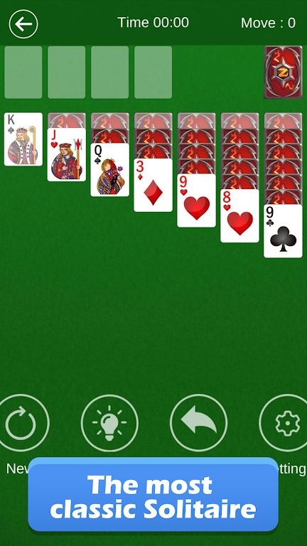 Classic Solitaire Free - Klondike Poker Games Cube Screenshot1