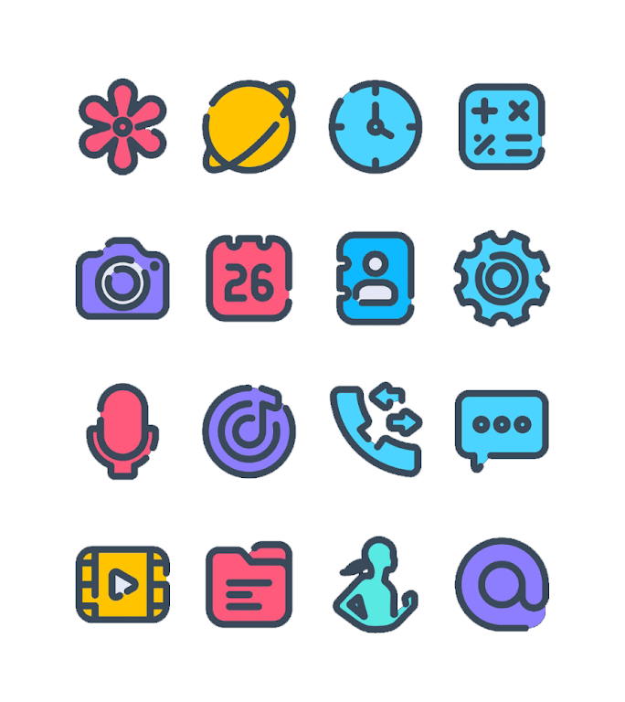 Cartoon Icon Pack Mod Screenshot1