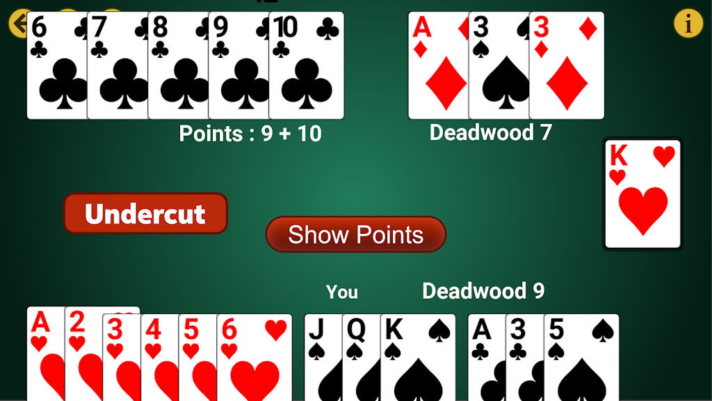 Gin Rummy Offline - Card game Screenshot3