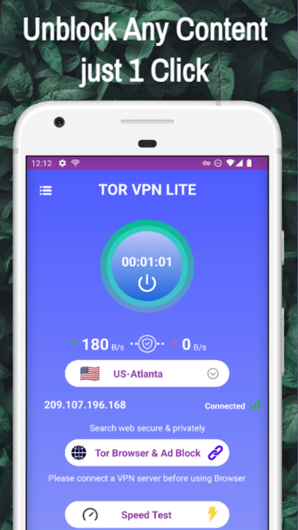 TOR VPN Lite: Fast Tor Browser Screenshot3