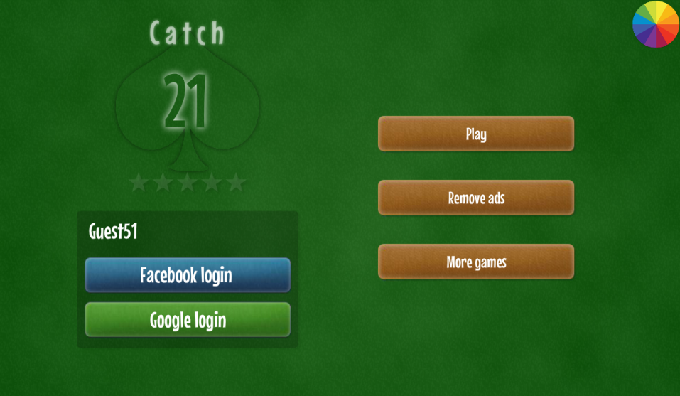 ♣ Catch 21 Blackjack Solitaire Game Screenshot1