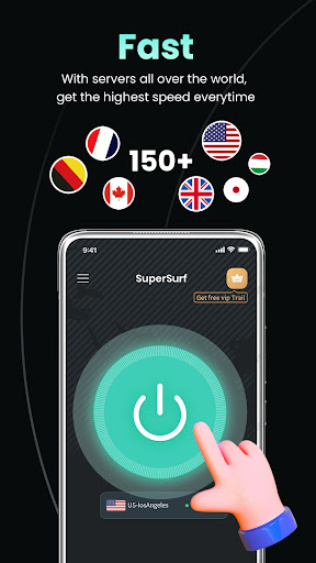 SuperSurf VPN - Fast &Safe VPN Screenshot3