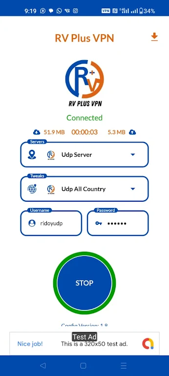 Rv Plus Vpn Screenshot1