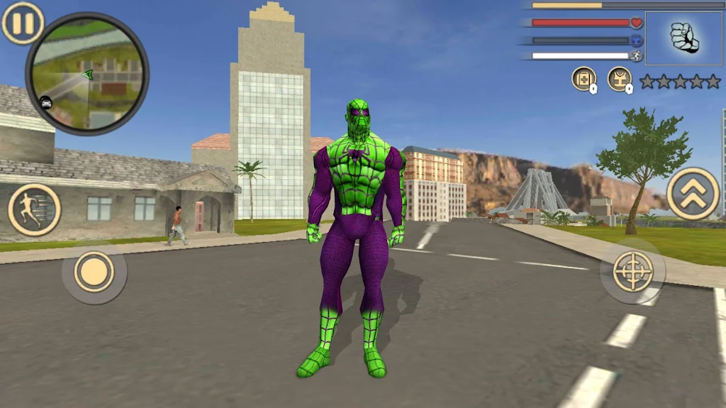 Spider Rope Hero Frog Ninja Strange Gangster Crime Screenshot1