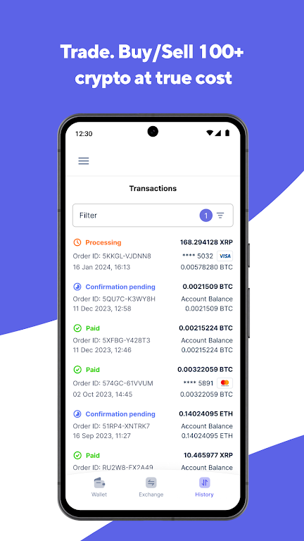 Switchere: Buy & Sell Crypto Screenshot3