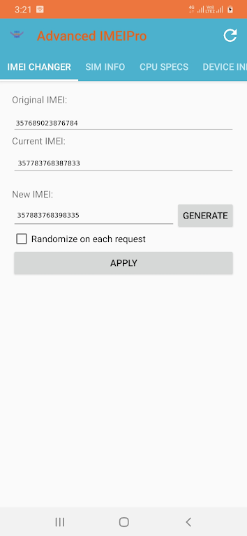 IMEI Generator- IMEIPro changer Screenshot1