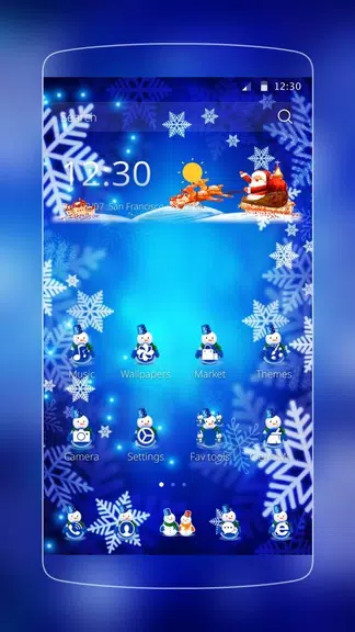 Snowflake Christmas Ice Frozen Screenshot1