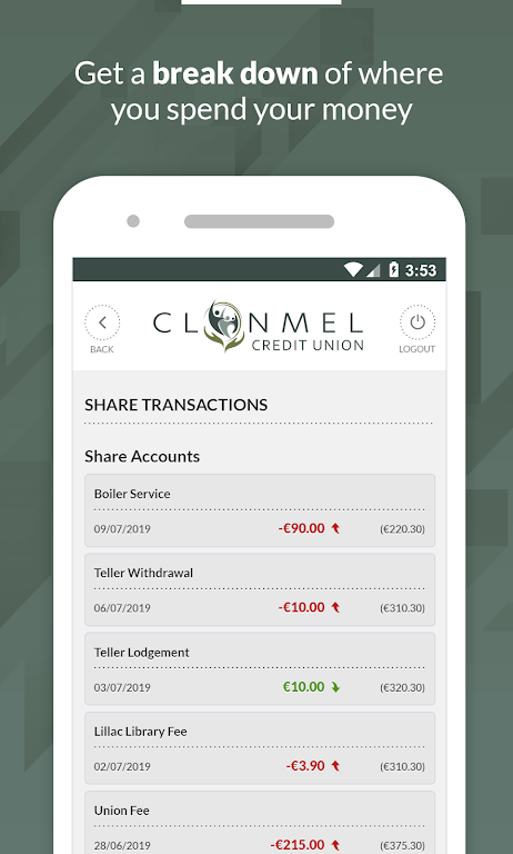 Clonmel Credit Union Screenshot2