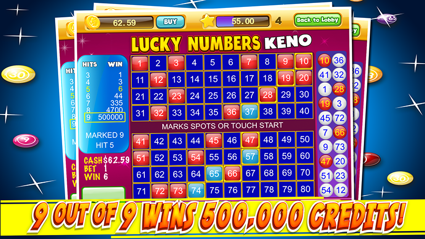 Las Vegas Keno Numbers Free Screenshot3