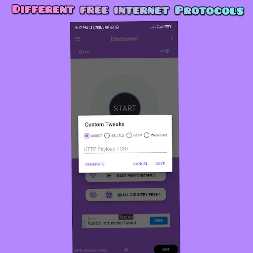 Edoztunnel - Unlimited VPN Screenshot2