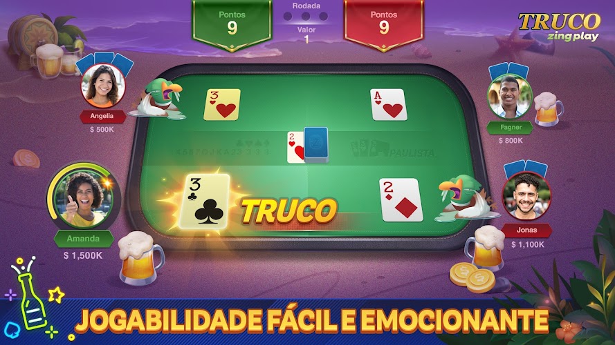 Truco ZingPlay: jogo de cartas online Screenshot2