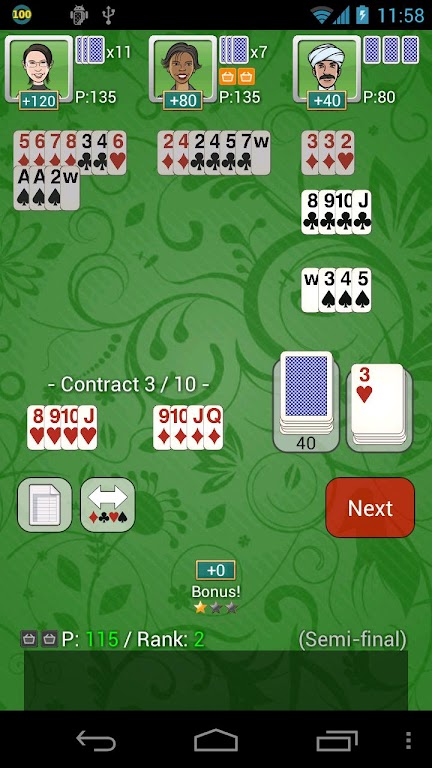 Contract / Shanghai Rummy Free Screenshot1