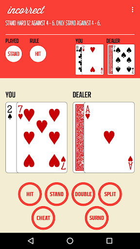 Blackjack Strategy Practice Screenshot3