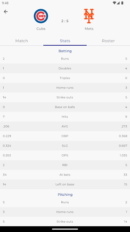 MLB Scores Screenshot3