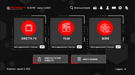 IPTV ITALIA TV + VPN Integrata Screenshot1