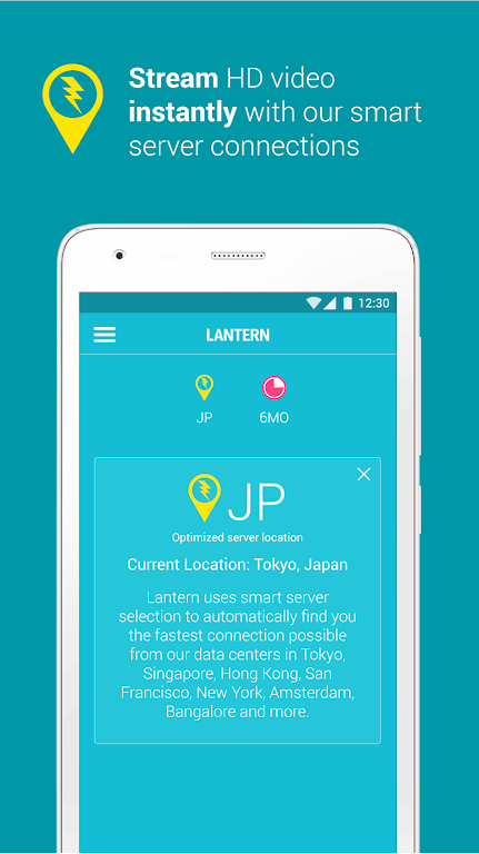 Lantern: Fast, Secure VPN Screenshot2