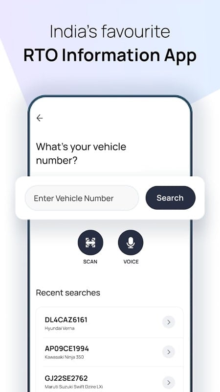 CarInfo – RTO Vehicle Info App Mod Screenshot1