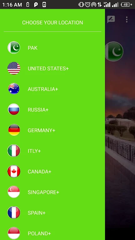 Pakistan Calling VPN Pak VPN Screenshot3