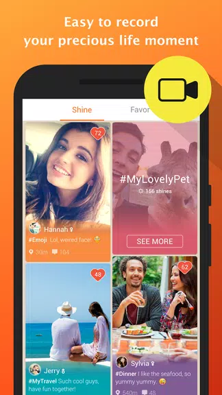 Shine -Selfie,Video,Meet Screenshot3