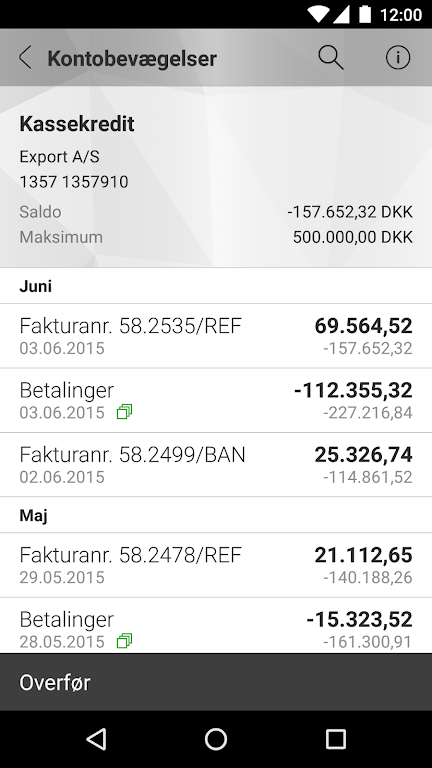 Mobilbank Erhverv Screenshot2