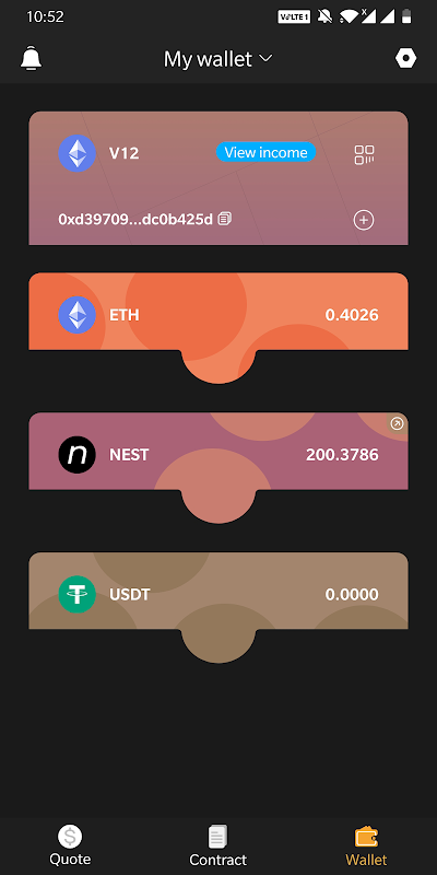 NEST DAPP - A DeFi app based o Screenshot2