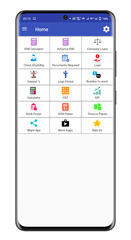 EMI Calculator - Loan & Bankin Screenshot1