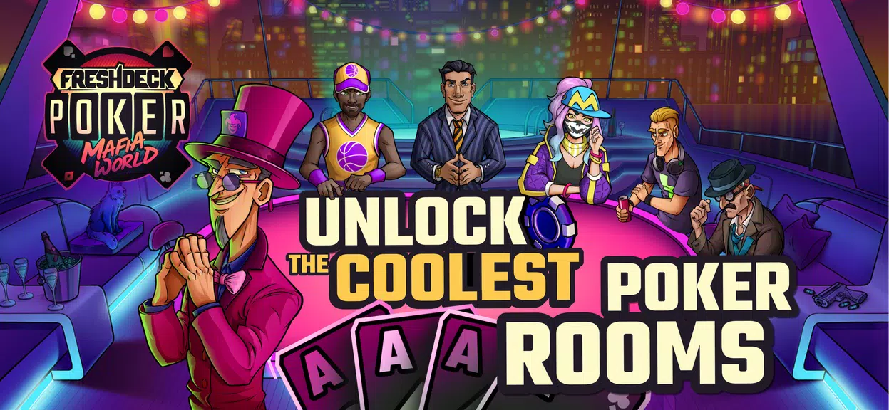 Fresh Deck Poker - Mafia World & Texas Holdem Gang Screenshot2