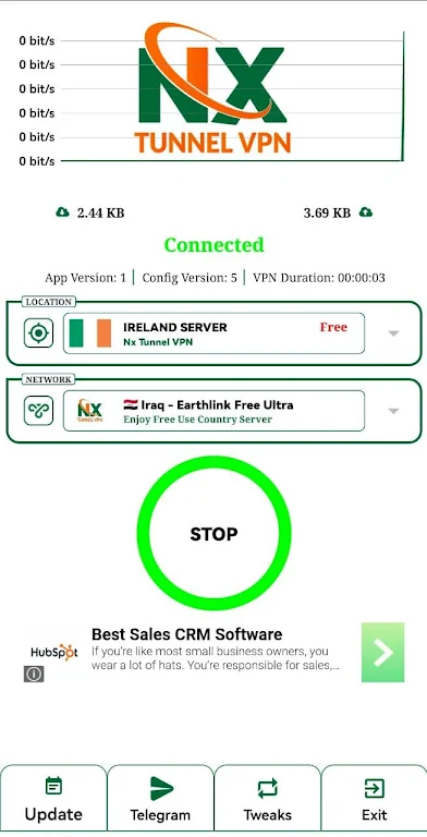 Nx Tunnel VPN Screenshot1