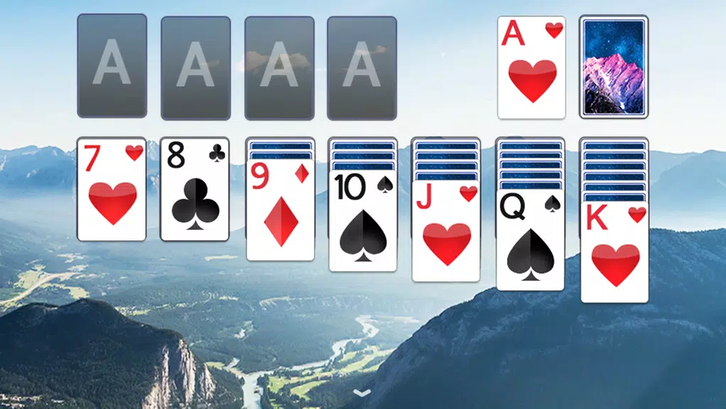 Solitaire Mountain Top Theme Screenshot3