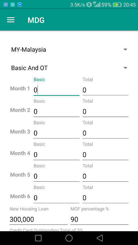 MDG CALCULATOR Screenshot3