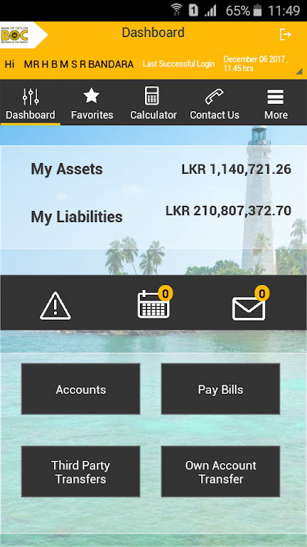 Bank of Ceylon Mobile Banking Screenshot3