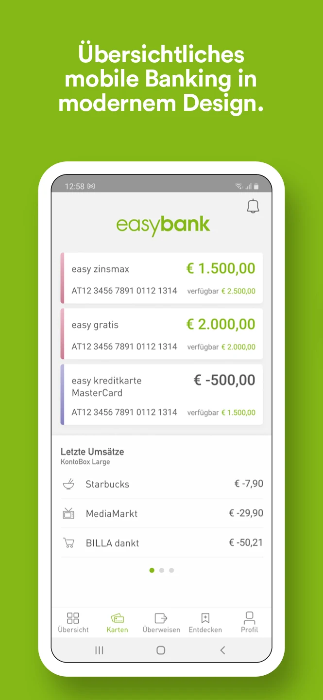 easybank App Screenshot3